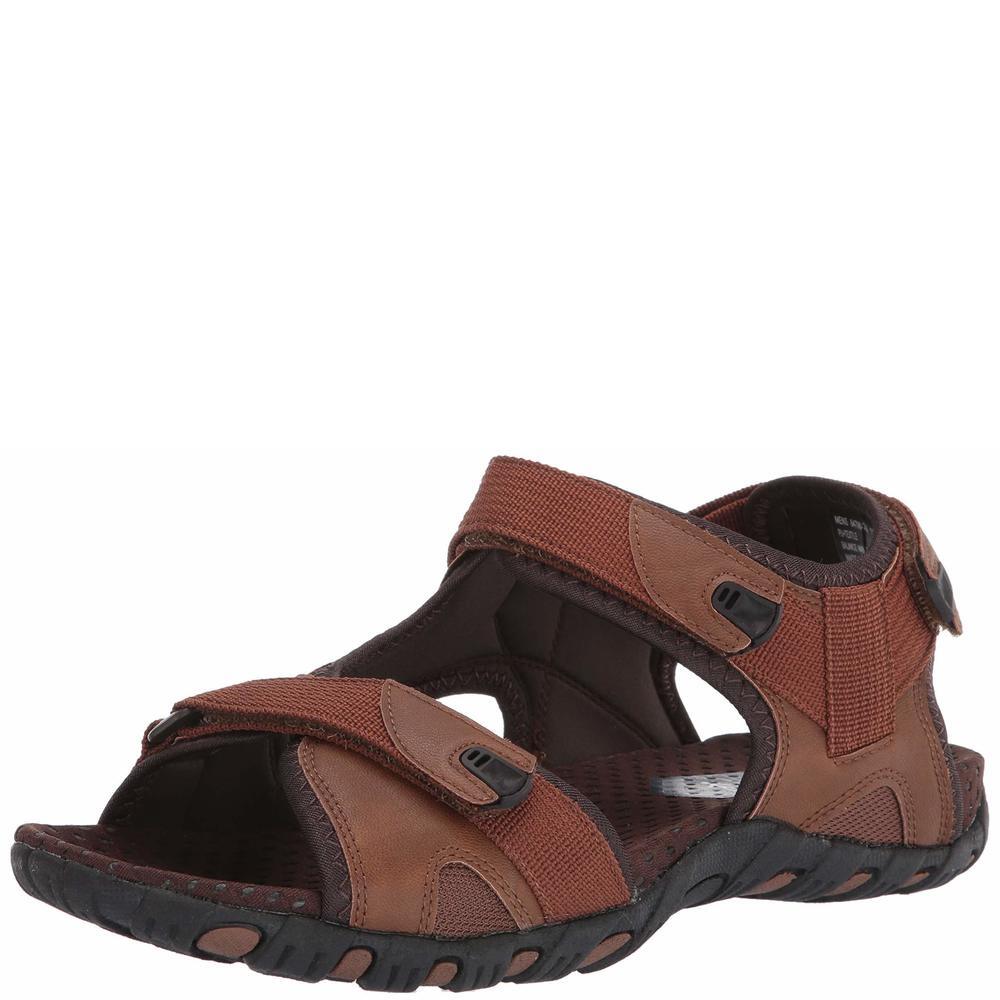Nunn Bush Men's Rio Bravo Three Strap Outdoor Sport River Sandal with Hook and